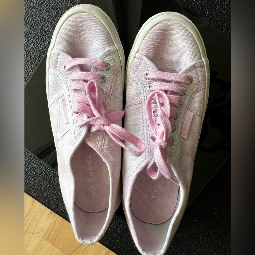 Superga Women's Light Pink Canvas Sneakers